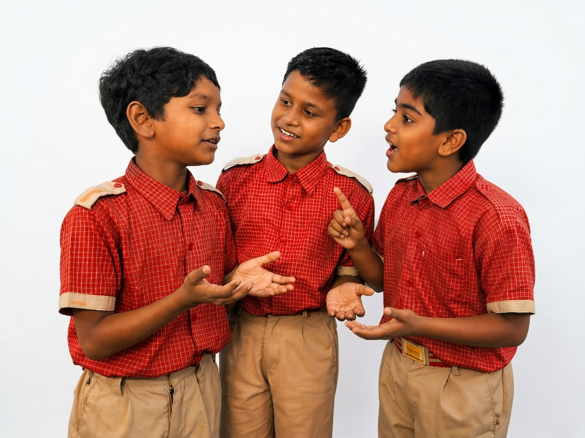Kids speaking English