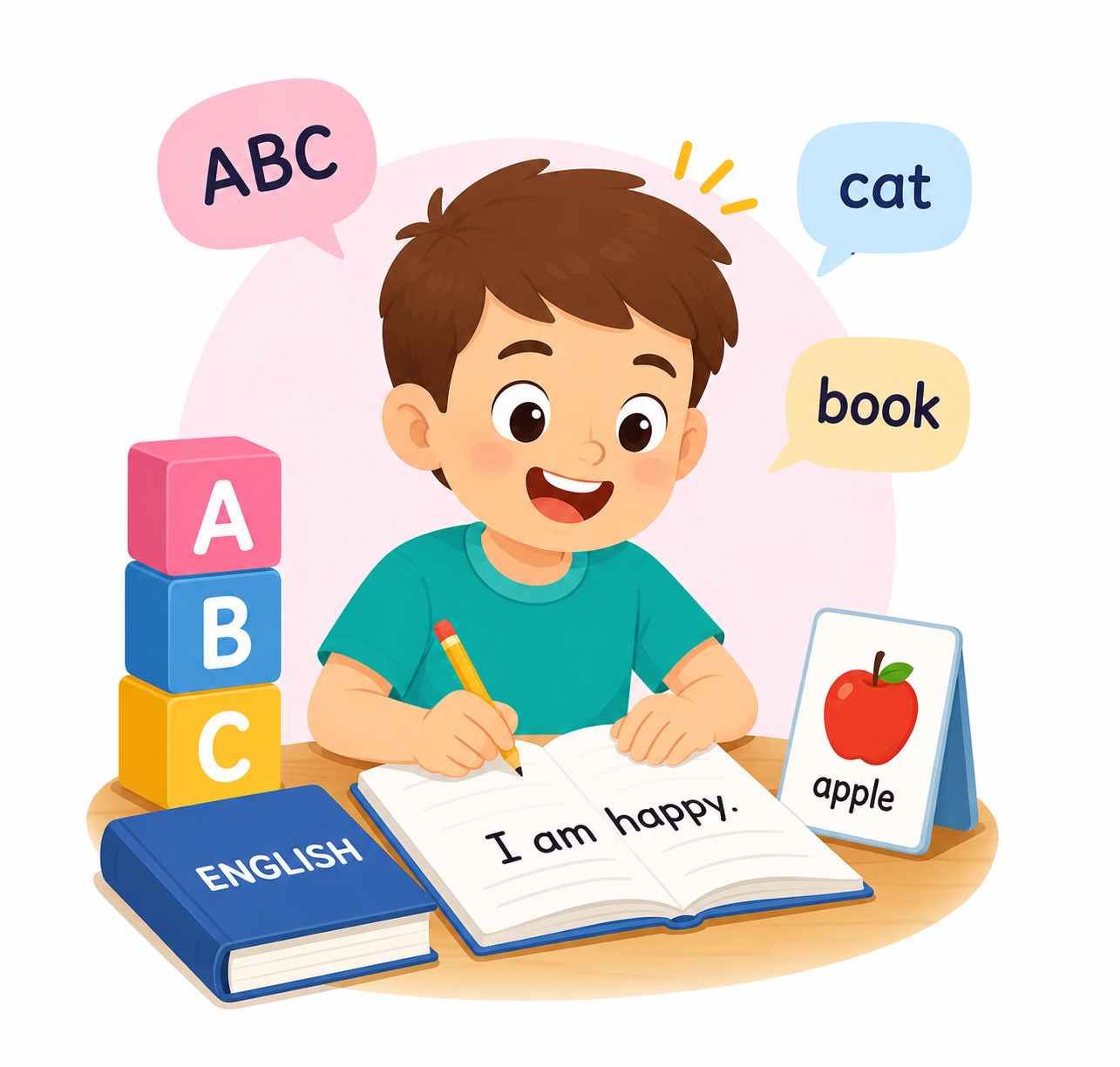 Kids speaking English