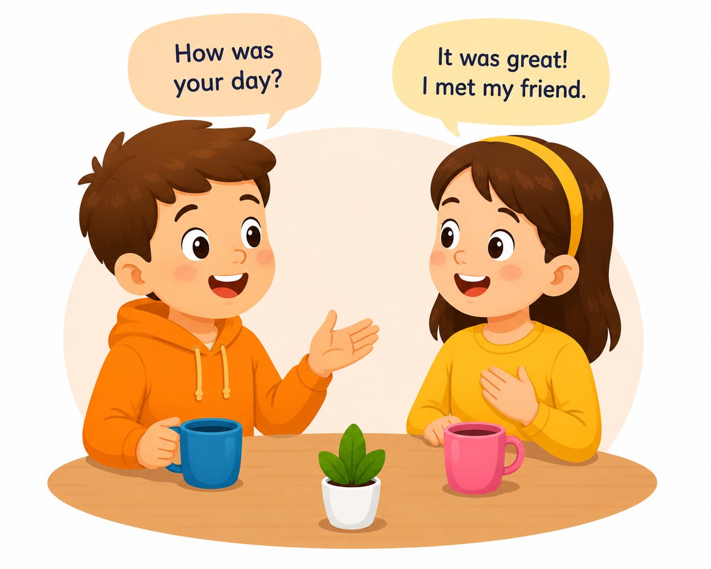 Kids speaking English